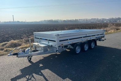 TANATECH Sklápěcí Přívěs Martz Kipper 400/3C 3500kg sklápěč, třístranný sklápěč