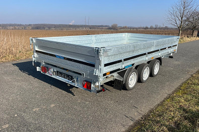 TANATECH Sklápěcí Přívěs Martz Kipper 400/3C 3500kg sklápěč, třístranný sklápěč