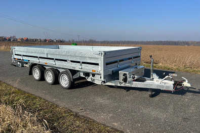 TANATECH Sklápěcí Přívěs Martz Kipper 400/3C 3500kg sklápěč, třístranný sklápěč