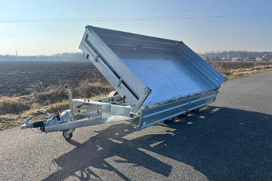 TANATECH Sklápěcí Přívěs Martz Kipper 400/3C 3500kg sklápěč, třístranný sklápěč