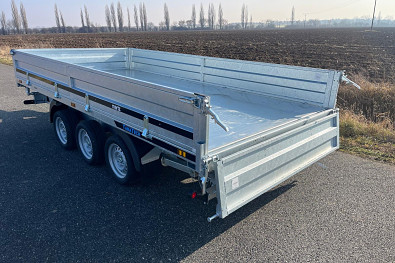 TANATECH Sklápěcí Přívěs Martz Kipper 400/3C 3500kg sklápěč, třístranný sklápěč