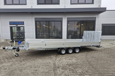 TANATECH Přívěs Martz GT UNIVERSAL valník 6121S 3500kg hydr. sklopný