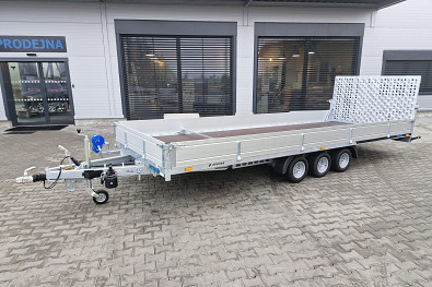 TANATECH Přívěs Martz GT UNIVERSAL valník 6121S 3500kg hydr. sklopný