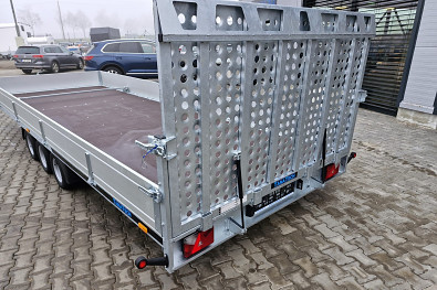 TANATECH Přívěs Martz GT UNIVERSAL valník 6121S 3500kg hydr. sklopný