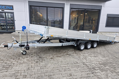 TANATECH Přívěs Martz GT UNIVERSAL valník 6121S 3500kg hydr. sklopný