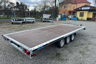 TANATECH Přívěs Martz GT 500/3 Plato 3500kg 3-nápravový na auta 13"kola"
