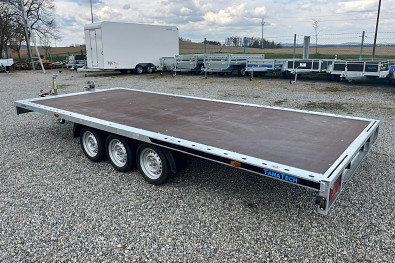 TANATECH Přívěs Martz GT 500/3 Plato 3500kg 3-nápravový na auta 13"kola"