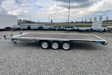 TANATECH Přívěs Martz GT 500/3 Plato 3500kg 3-nápravový na auta 13"kola"