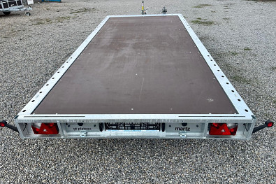 TANATECH Přívěs Martz GT 500/3 Plato 3500kg 3-nápravový na auta 13"kola"