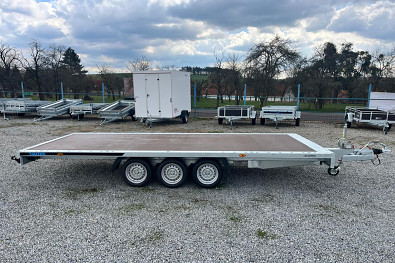 TANATECH Přívěs Martz GT 500/3 Plato 3500kg 3-nápravový na auta 13"kola"