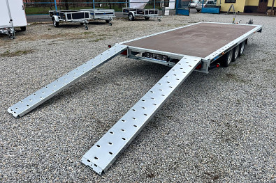 TANATECH Přívěs Martz GT 500/3 Plato 3500kg 3-nápravový na auta 13"kola"
