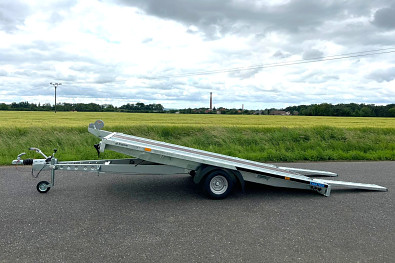 TANATECH Přepravník malých aut Martz GT Kippbar 360 1500kg. autopřepravník, přívěs na auta