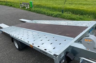 TANATECH Přepravník malých aut Martz GT Kippbar 360 1500kg. autopřepravník, přívěs na auta