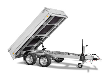 TANATECH Přívěs Saris 1-str. sklápěč K1 276 150 2000 35cm Manual, sklápěcí přívěs, sklopka