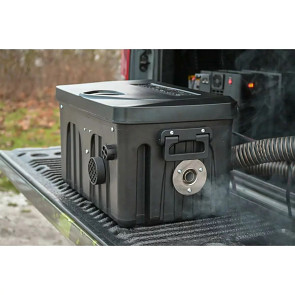 Mobilní nezávislé topení Baterie 24 Ah, 5L nádrž pro stany a minikaravany výfuk