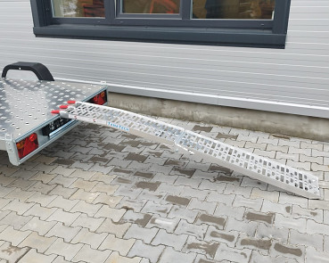 Nájezd sklopný 2300x280mm 340kg/ks hliníkový na přívěsu