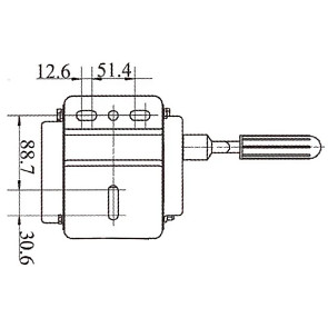 Ruční naviják 2950kg lano 10mX6,35mm s hákem automatická brzda výkres