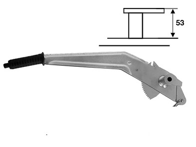 Páka ruční brzdy Peitz PAV/SR X53mm