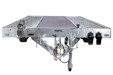 TANATECH  Přívěs na auta Martz GT 450 Kippbar lyžiny s výplní 3000kg