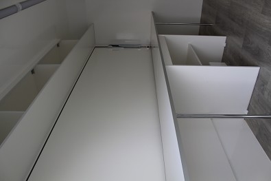 Tanatech Tomplan Přívěs prodejní stánek gastro stánek foodtrack  TH 361.00 1300kg 3600x200 - vnitřní pult na přání