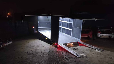 TANATECH Přívěs Wiola L35G55P 3500kg MOTORSPORT přepravník na auta