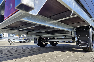 TANATECH Přívěs Saris PL 406 184 3500kg, valník, listová pera, Black Edition