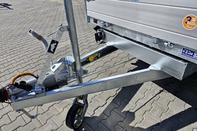 TANATECH Přívěs Saris 3-str. sklápěč 356 184 3500kg HD, kombi hydr., listová pera