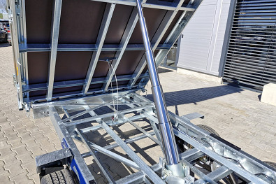 TANATECH Přívěs Saris 3-str. sklápěč 356 184 3500kg HD, kombi hydr., listová pera