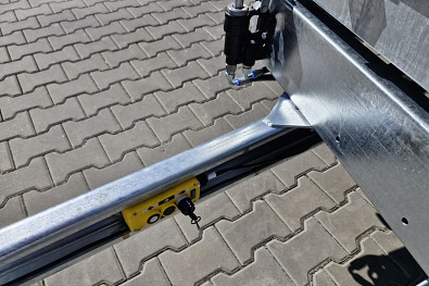TANATECH Přívěs Saris 3-str. sklápěč 356 184 3500kg HD, kombi hydr., listová pera