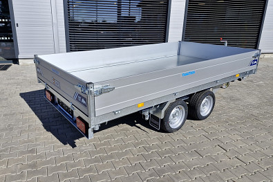 TANATECH Přívěs Saris 3-str. sklápěč 356 184 3500kg HD, kombi hydr., listová pera