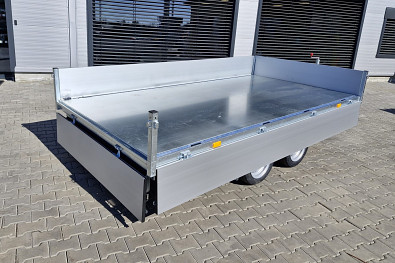 TANATECH Přívěs Saris 3-str. sklápěč 356 184 3500kg HD, kombi hydr., listová pera