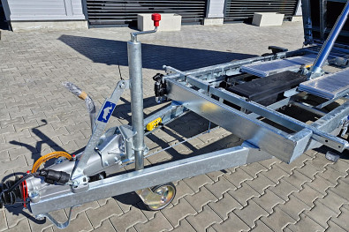 Přívěs Saris 3-str. sklápěč 356 184 3500kg HD, kombi hydr., listová pera, nájezdy, Black Edice