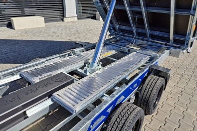 Přívěs Saris 3-str. sklápěč 356 184 3500kg HD, kombi hydr., listová pera, nájezdy, Black Edice