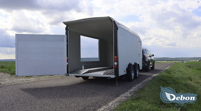Skříňový autopřepravníik Debon C900 + dveře 3500kg od Tanatech
