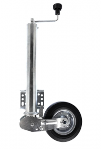 Opěrné kolečko sklopné 250kg 470mm 200x60mm Premium zadní strana 
