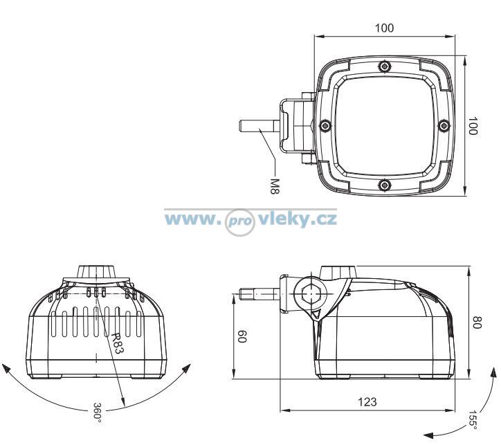 Arbeitsscheinwerfer FT-063 LED; zu Montage