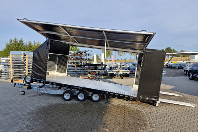 TANATECH Přívěs Wiola L35G55P 3500kg MOTORSPORT přepravník na auta