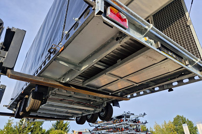 TANATECH Přívěs Wiola L35G55P 3500kg MOTORSPORT přepravník na auta