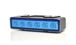 Výstražné světlo 899.1 LED pro vestavbu modré