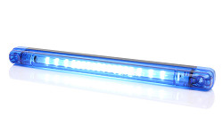 Výstražná lišta modrá LED 1028 12-24V