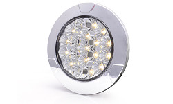 Vnitřní LED svítilna kulatá 991 12-24V čirá