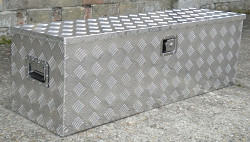 Aluminium Box 1230x380x380mm mit Schloss