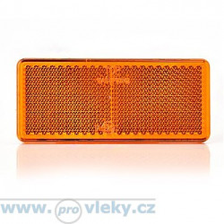 Rückstrahler UP 96x42mm orange selbstklebend