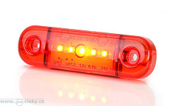 Poziční svítilna W97.2 červená LED