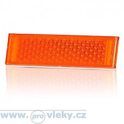 Rückstrahler UP orange 126x34mm selbstklebend