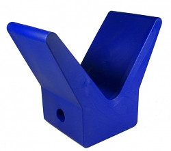 Bugstütze "V" 105x68mm PE blau