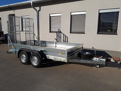 Přívěs UNK pro stavební stroje 3500kg 1,8x4m