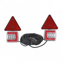 LED Leuchten Verlängerungs Set Magnet 7,5m 12V mit Rückstrahler