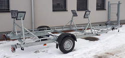 Přívěs UNK pro kýlovou loď 1500kg 6700mm