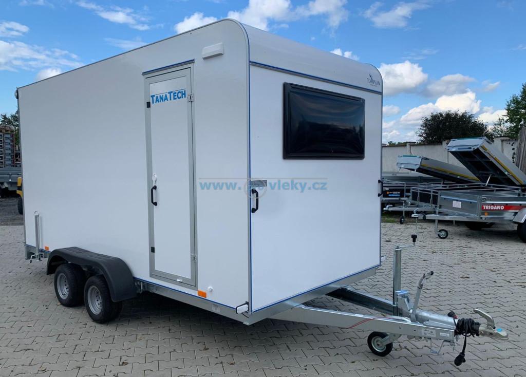 Přívěs skříňový Tomplan TFS 420T.01 2700kg náj. rampa, okno, dveře 10